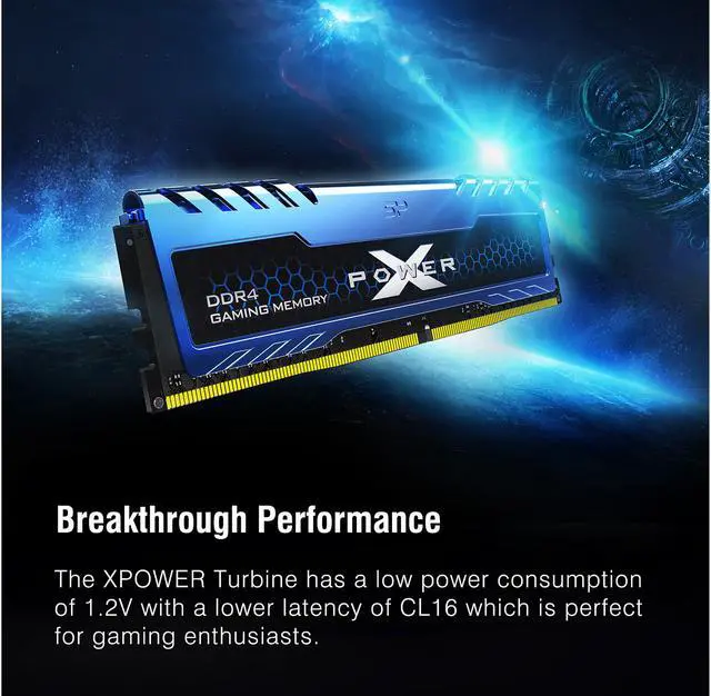 Alt view image 5 of 6 - Silicon Power 16GB (2 x 8GB) DDR4 3200 (PC4 25600) 288-Pin XPOWER Turbine DDR4 SDRAM Desktop Memory Model SP016GXLZU320BDA