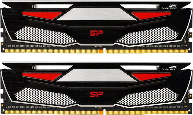 Alt view image 2 of 6 - Silicon Power 16GB (2 x 8GB) 288-Pin PC RAM DDR4 3200 (PC4 25600) Desktop Memory Model SP016GXLZU320BDAAD