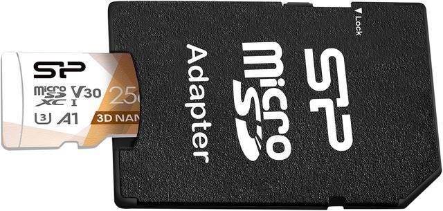 Silicon Power 64GB-1TB Superior UHS-1(U3) V30 A1 MicroSD Memory Card w –  Silicon Power Store (US)