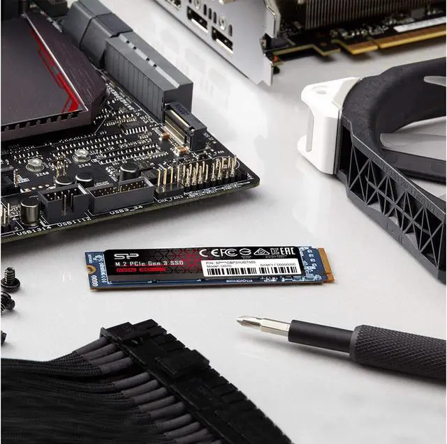 Alt view image 5 of 5 - Silicon Power UD70 M.2 2280 1TB PCI-Express 3.0 x4, NVMe 1.3 3D QLC Internal Solid State Drive (SSD) SP01KGBP34UD7005