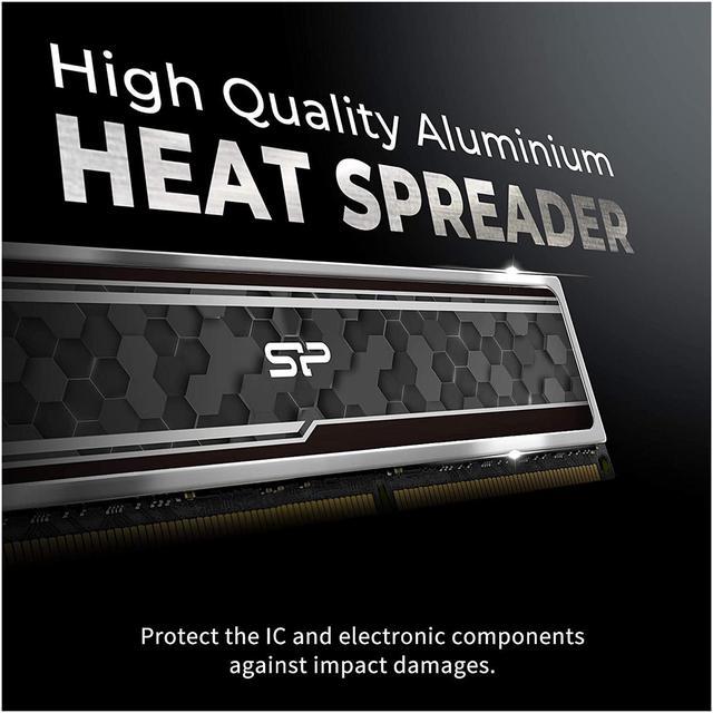 Alt view image 5 of 5 - Silicon Power 32GB (2 x 16GB) DDR4 3200 (PC4 25600) Desktop Memory Model SP032GXLZU320BDAJ7