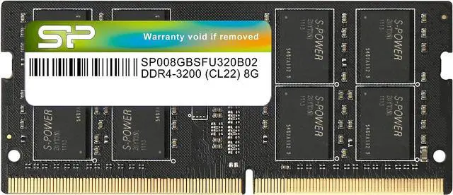 Main image of Silicon Power DDR4 8GB 3200MHz (PC4-25600) CL22 SODIMM 260-Pin 1.2V Non-ECC Laptop RAM Notebook Computer Memory