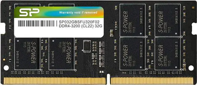 Main image of Silicon Power DDR4 32GB 3200MHz (PC4-25600) CL22 SODIMM 260-Pin 1.2V Laptop Non-ECC RAM Notebook Computer Memory