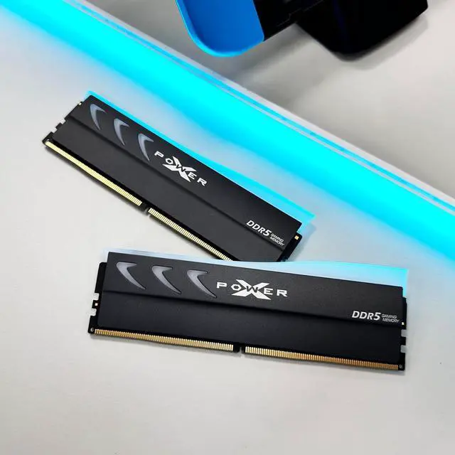 Alt view image 4 of 4 - Silicon Power DDR5 64GB (2x32GB) Storm RGB 6000MT/s (PC5-48000) 288-pin CL38 1.35V UDIMM Desktop Memory Module RAM SU064GXLWU60BFDKSN Gray