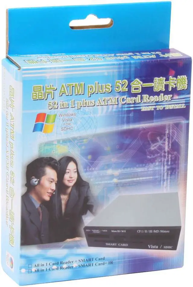 Alt view image 5 of 5 - AMC AICR-04 All-in-one USB 2.0 Smart Card Reader/writer with SIM slots