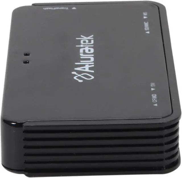 Alt view image 3 of 7 - Aluratek USB 2.0 All-in-One Multi-Media Card Reader AUCR204