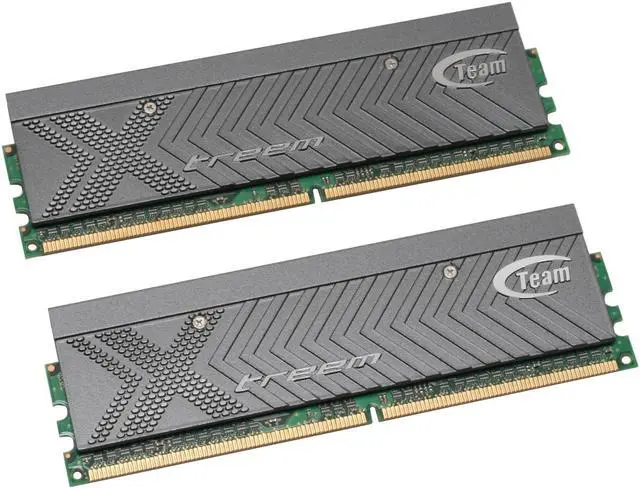 Main image of Team Xtreem 1GB (2 x 512MB) DDR2 800 (PC2 6400) Dual Channel Kit Desktop Memory Model TXDD1024M800HC4DC
