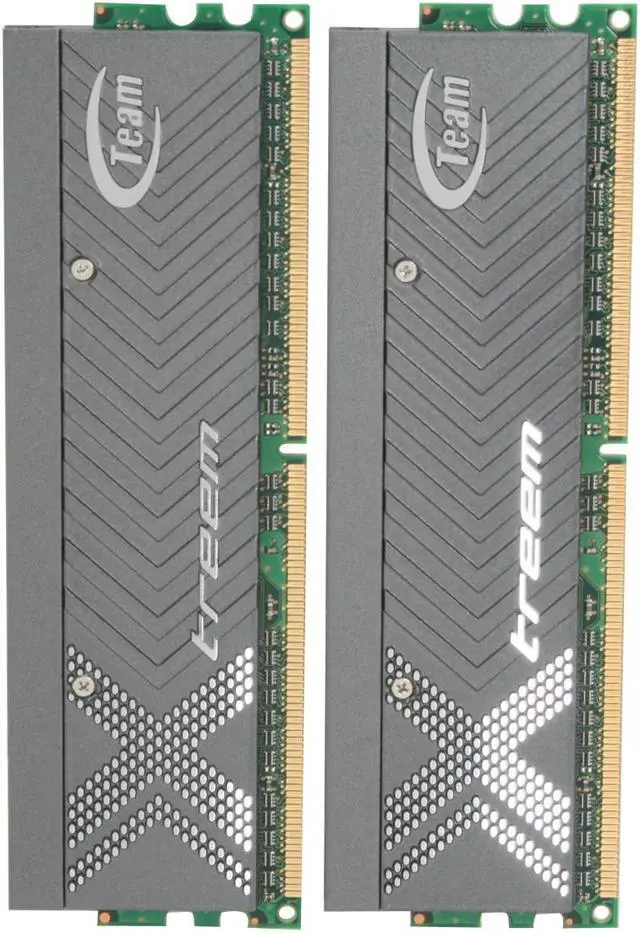 Main image of Team Xtreem 1GB (2 x 512MB) DDR2 800 (PC2 6400) Dual Channel Kit Desktop Memory Model TXDD1024M800HC4DC-D