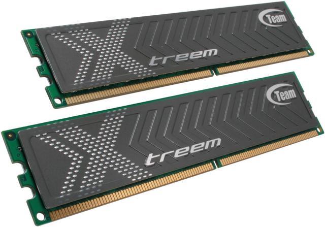 Team Xtreem DARK 2GB (2 x 1GB) DDR2 1066 (PC2 8500) Dual Channel Kit  Desktop Memory Model TXDD2048M1066HC5DC-D