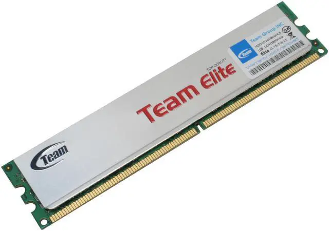Main image of Team Elite 1GB DDR2 800 (PC2 6400) Desktop Memory Model TEDD1024M800HC5
