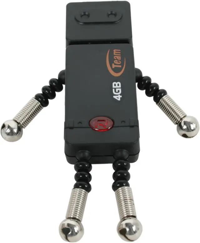 Alt view image 2 of 6 - Team T bot 4GB Flash Drive (USB2.0 Portable) TG004GR501BH