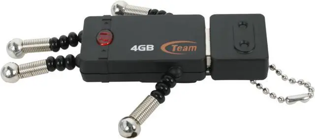 Alt view image 3 of 6 - Team T bot 4GB Flash Drive (USB2.0 Portable) TG004GR501BH