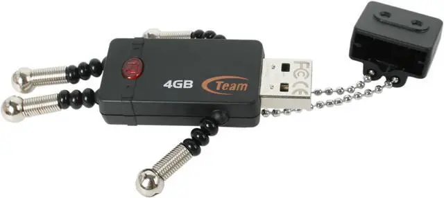 Alt view image 4 of 6 - Team T bot 4GB Flash Drive (USB2.0 Portable) TG004GR501BH
