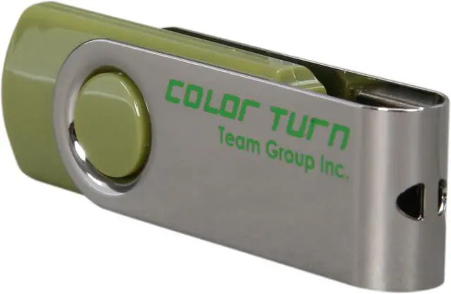 Main image of Team Color Turn 16GB USB 2.0 Flash Drive (Green) TG016GE902G