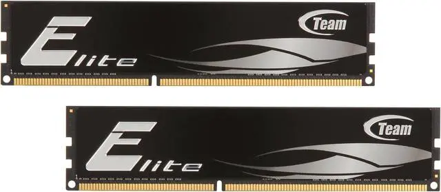 Main image of Team Elite 4GB (2 x 2GB) DDR3 1333 (PC3 10660) Desktop Memory Model TED34096M1333HC9DC