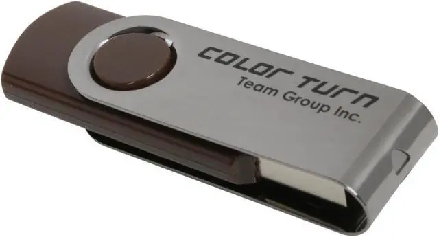 Main image of Team Color Turn 32GB USB 2.0 Flash Drive (Brown) TG032GE902CX