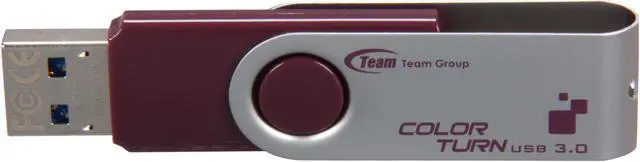 Alt view image 2 of 4 - Team Color Turn 8GB USB 3.0 Flash Drive (Purple) TG008GE902V3