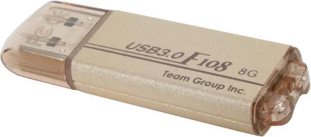 Main image of Team F108 8GB USB 3.0 Flash Drive (Golden) TG008GF108N3