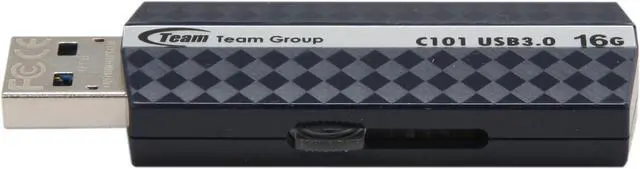 Alt view image 3 of 6 - Team C101 16GB USB 3.0 Flash Drive (Sliver) TG016GC101S3