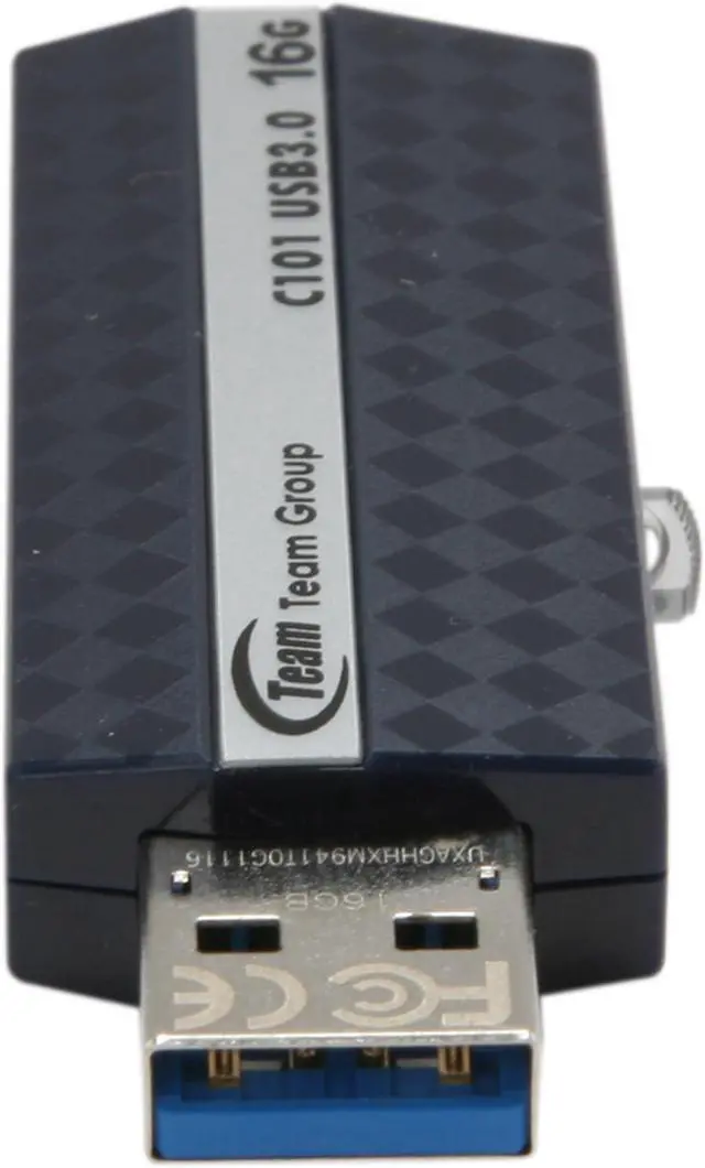 Alt view image 4 of 6 - Team C101 16GB USB 3.0 Flash Drive (Sliver) TG016GC101S3