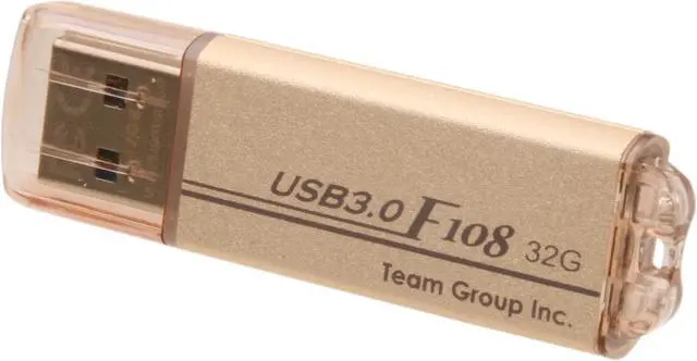 Main image of Team F108 32GB USB 3.0 Flash Drive (Golden) TG032GF108N3