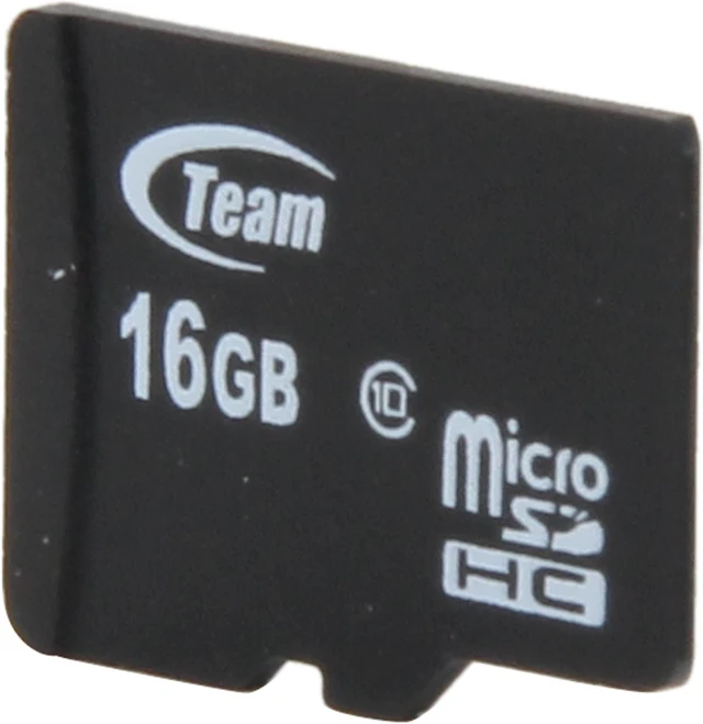 Main image of Team 16GB microSDHC Flash Card (Card Only) Model TG016G0MC28X