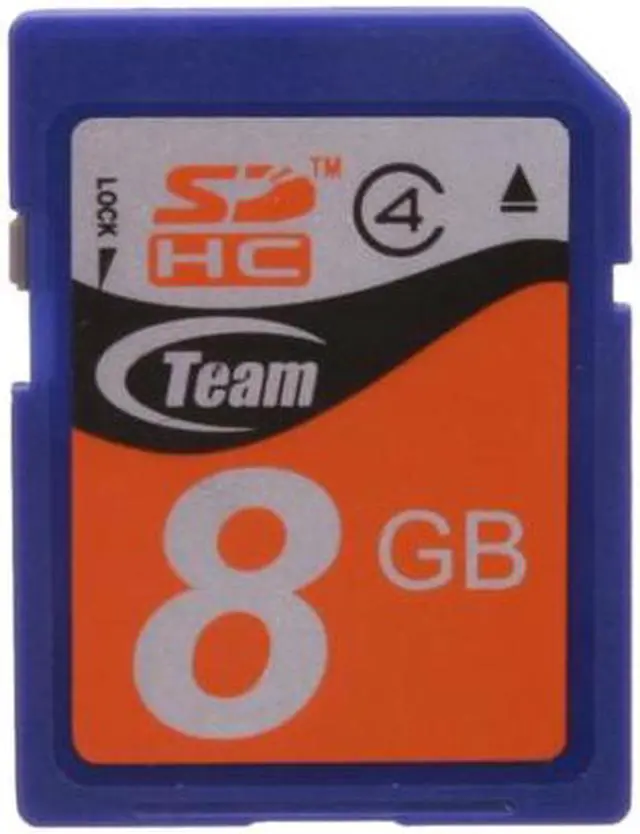 Main image of Team 8GB Secure Digital High-Capacity (SDHC) Flash Card Model TG008G0SD24X