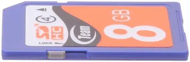 Alt view image 2 of 4 - Team 8GB Secure Digital High-Capacity (SDHC) Flash Card Model TG008G0SD24X