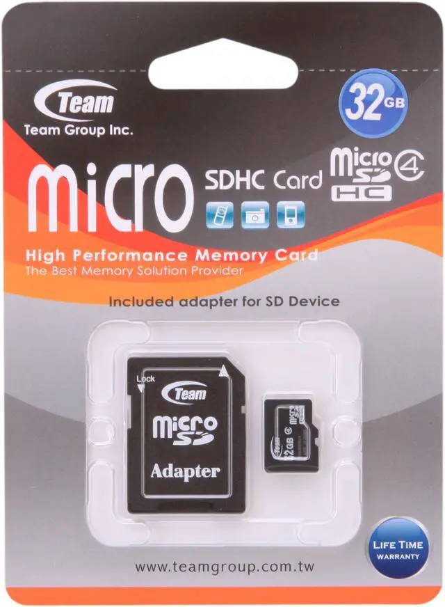 Main image of Team 32GB microSDHC Flash Card Model TG032G0MC24A