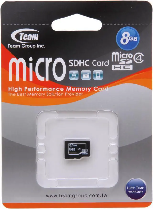 Alt view image 4 of 4 - Team 8GB microSDHC Flash Card (Card Only) Model TG008G0MC24X