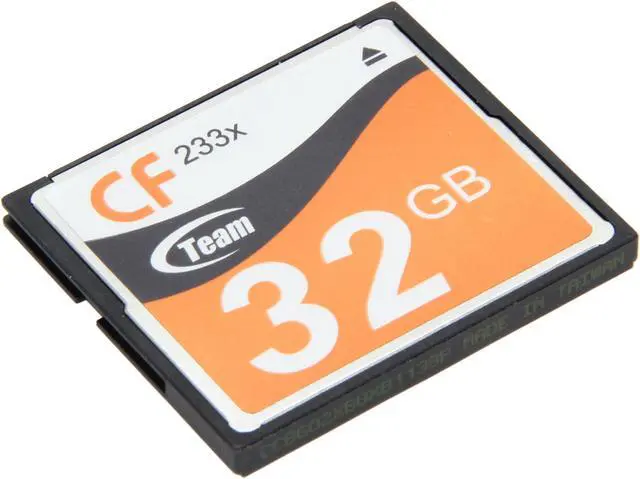 Main image of Team 32GB Compact Flash (CF) Flash Card Model TG00BG2NCFJX