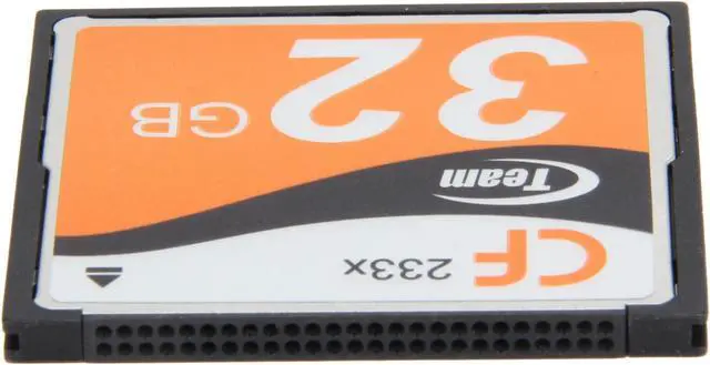 Alt view image 3 of 5 - Team 32GB Compact Flash (CF) Flash Card Model TG00BG2NCFJX