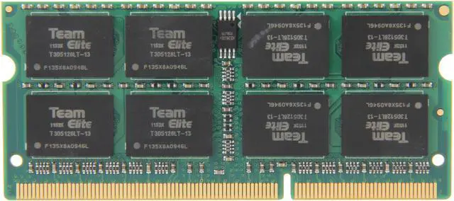 Alt view image 2 of 3 - Team 8GB 204-Pin DDR3 SO-DIMM DDR3 1333 Laptop Memory Model TSD38192M1333C9-E