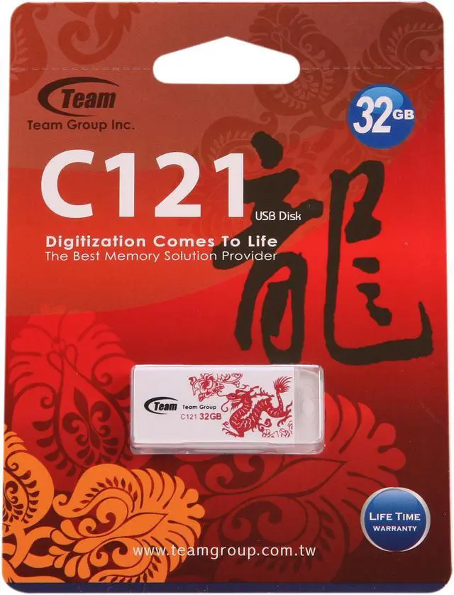 Alt view image 5 of 5 - Team C121 32GB USB 2.0 Flash Drive TG032GC121W6