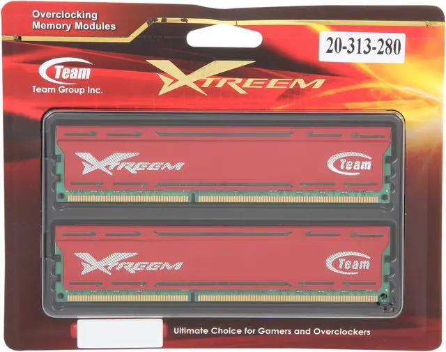 Alt view image 3 of 3 - Team Vulcan 16GB (4 x 4GB) DDR3 2400 (PC3 19200) Desktop Memory Model TXD316G2400HC10TQC-V