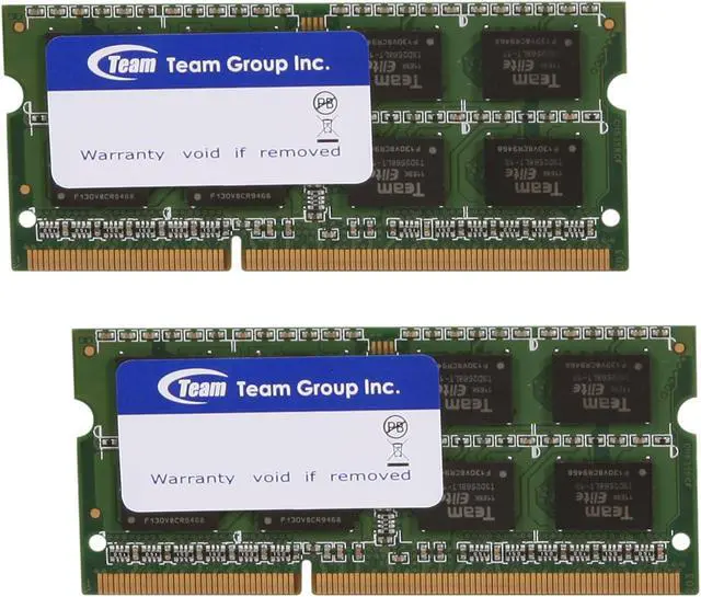 Main image of Team 8GB (2 x 4GB) 204-Pin DDR3 SO-DIMM DDR3 1066 Laptop Memory Model TSD38192M1066C7DC-E