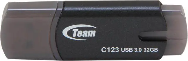 Alt view image 2 of 5 - Team C123 32GB USB 3.0 Flash Drive TC123332GC01