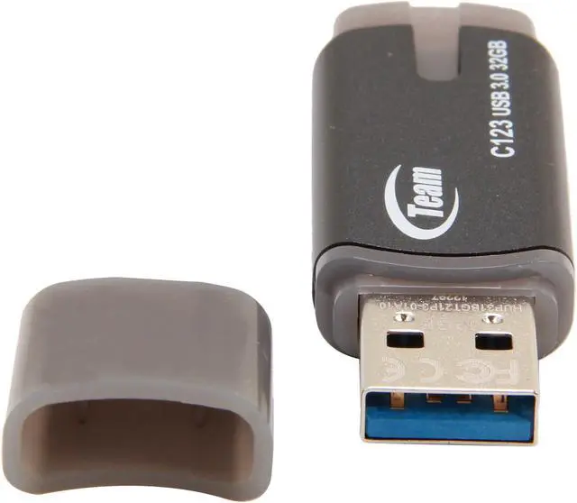 Alt view image 4 of 5 - Team C123 32GB USB 3.0 Flash Drive TC123332GC01