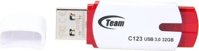 Alt view image 2 of 5 - Team C123 32GB USB 3.0 Flash Drive TC123332GW01