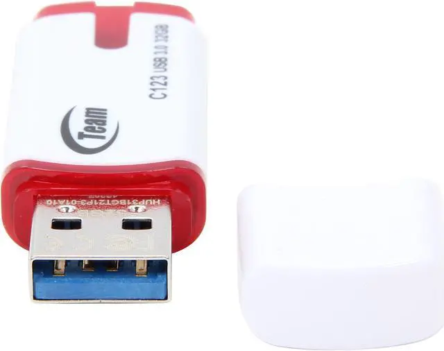 Alt view image 3 of 5 - Team C123 32GB USB 3.0 Flash Drive TC123332GW01