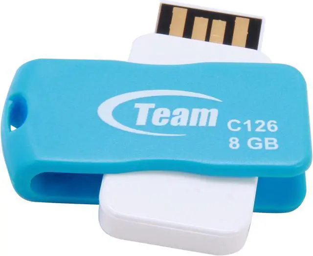 Alt view image 3 of 6 - Team C126 8GB Flash Drive TC1268GL01