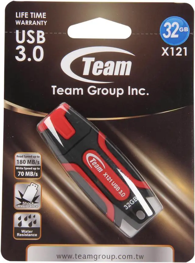 Alt view image 4 of 5 - Team X Series 32GB Flash Drive TX12132GR01