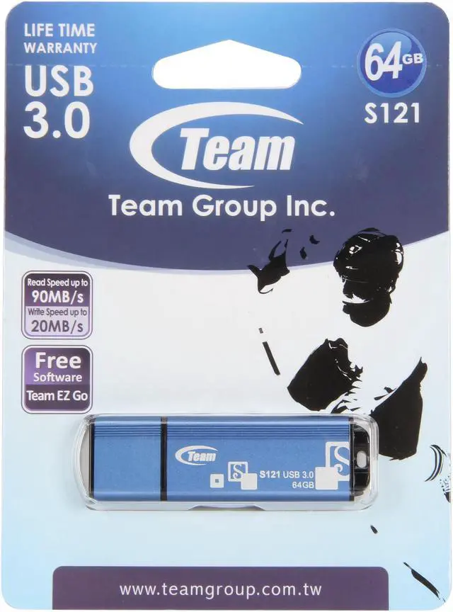 Alt view image 5 of 5 - Team S Series 64GB Flash Drive TS12164GL01