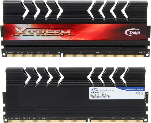 Alt view image 2 of 3 - Xtreem LV 16GB (2 x 8GB) DDR3 2133 (PC3 17000) Desktop Memory Model TXD316G2133HC11DC01