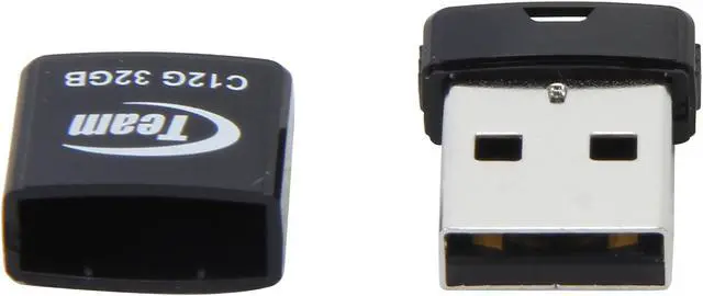 Alt view image 4 of 6 - Team C12G 32GB USB 2.0 Flash Drive TC12G32GB01