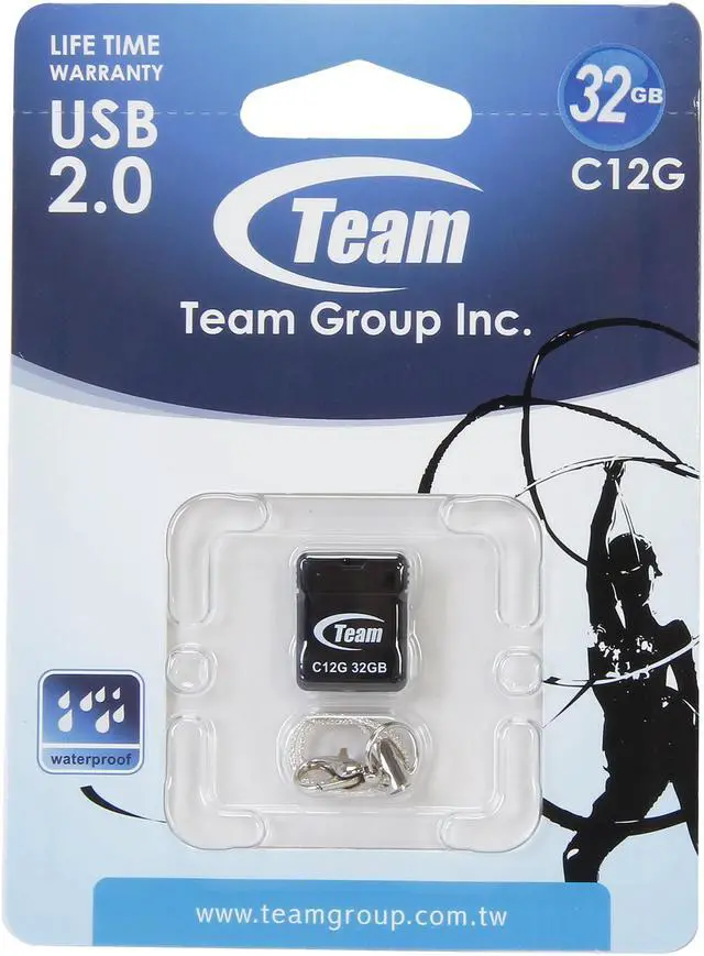 Alt view image 6 of 6 - Team C12G 32GB USB 2.0 Flash Drive TC12G32GB01