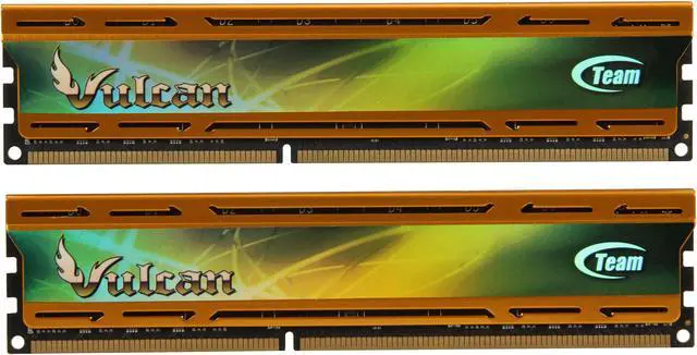 Main image of Team Vulcan 8GB (2 x 4GB) DDR3 1866 (PC3 14900) Desktop Memory Model TLYD38G1866HC11DC01
