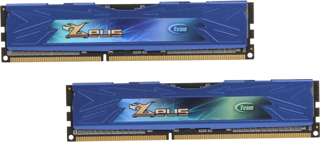 Main image of Team Zeus Blue 8GB (2 x 4GB) DDR3 1600 (PC3 12800) Desktop Memory Model TZBD38G1600HC9DC01