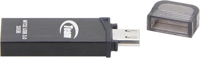 Alt view image 3 of 6 - Team M132 32GB USB 3.0 Flash Drive With OTG Support TM13232GB01