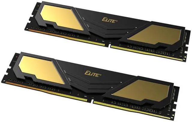 Alt view image 2 of 3 - Team Elite Plus 8GB (2 x 4GB) DDR4 2400 (PC4 19200) Desktop Memory Model TPD48G2400HC16DC01